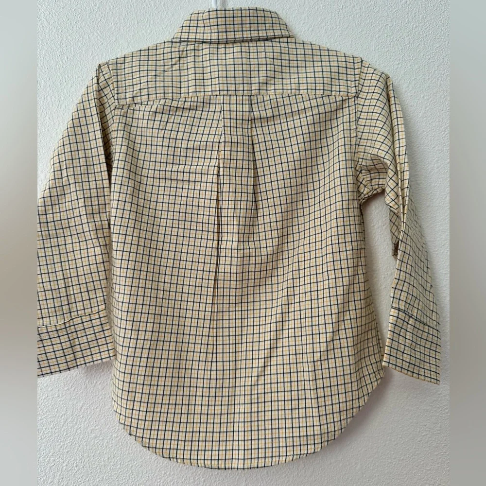 NWT Ralph Lauren Toddler Boys Plaid Button Down Flannel Shirt